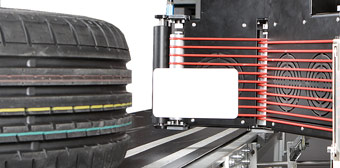 Model 5300 tire print apply system