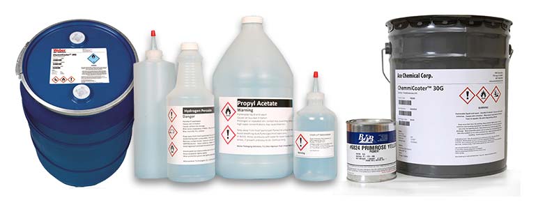 Weber Packaging Solutions manufactures high-quality custom chemical GHS labels in any size.