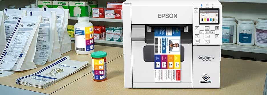 Epson C4000 label printer
