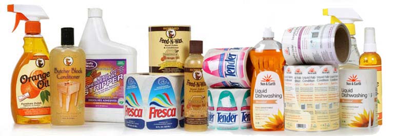 Weber Packaging Solutions manufactures high-quality custom household product labels.