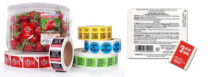 Weber Packaging Solutions makes high-quality promotional and coupon labels.