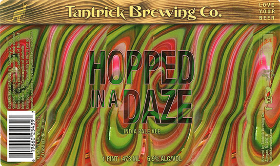 Tantrick craft beer label